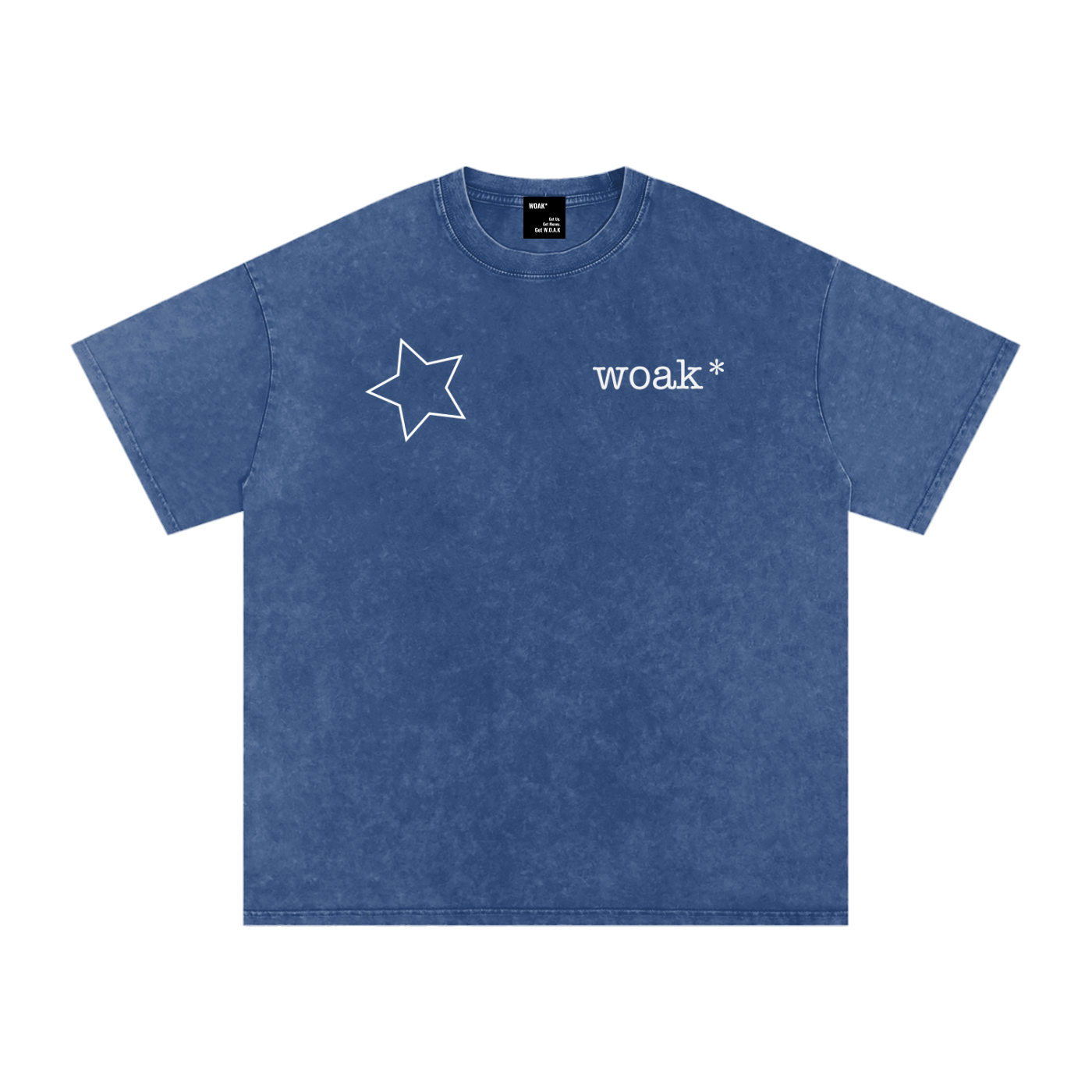 Star Washed Oversized Cotton T-Shirt