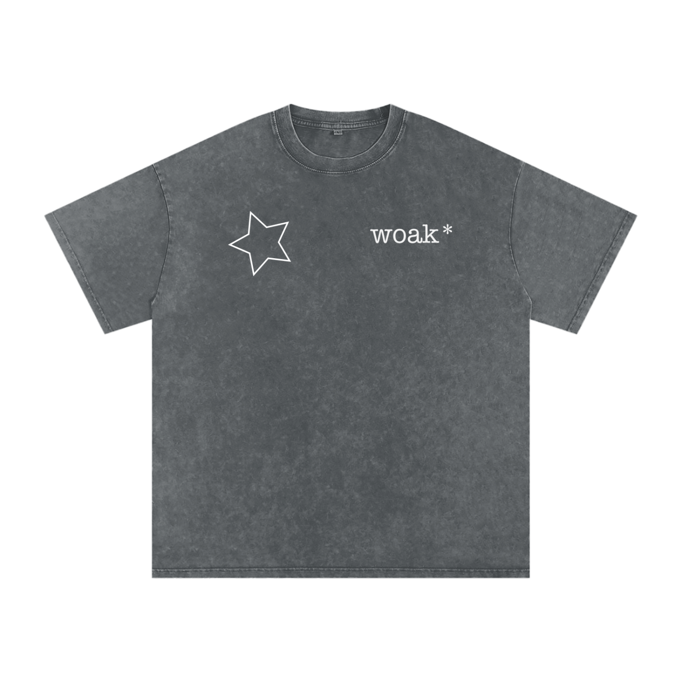 Star Washed Oversized Cotton T-Shirt