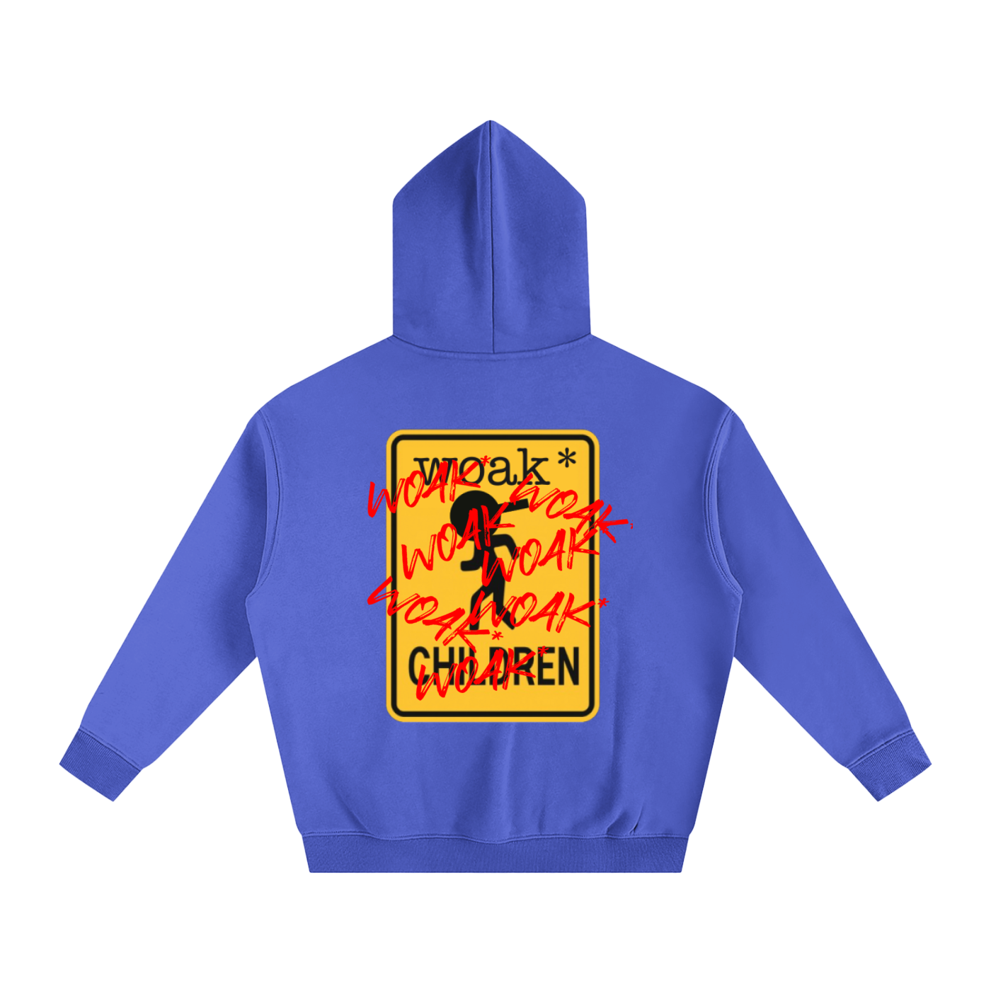 Caution* Oversized Fleeced Hoodie