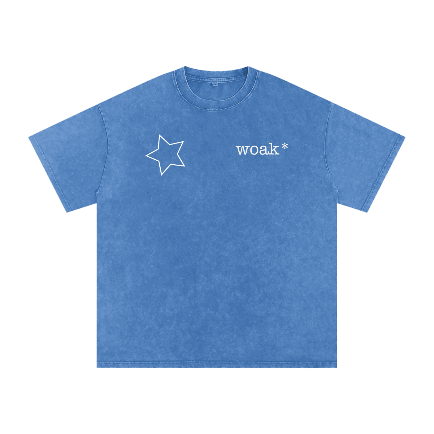 Star Washed Oversized Cotton T-Shirt