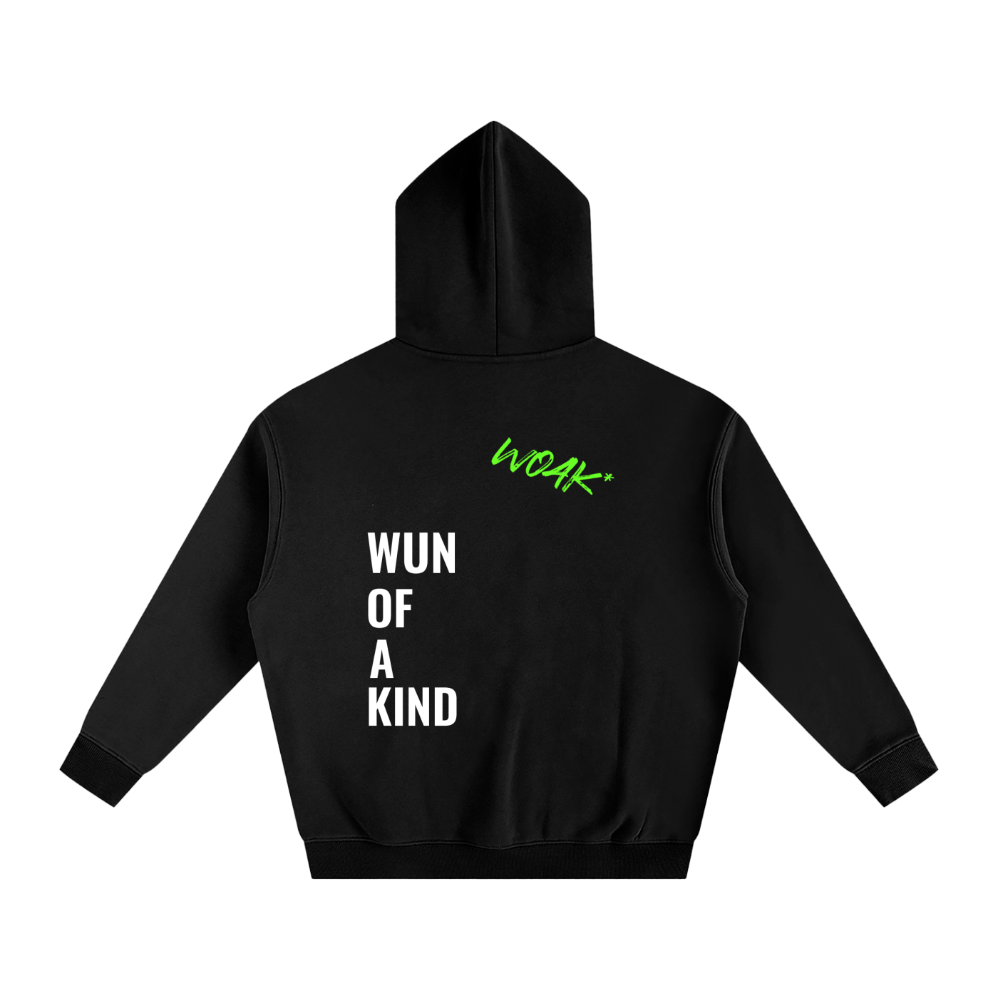 Graffiti Oversized Fleeced Hoodie