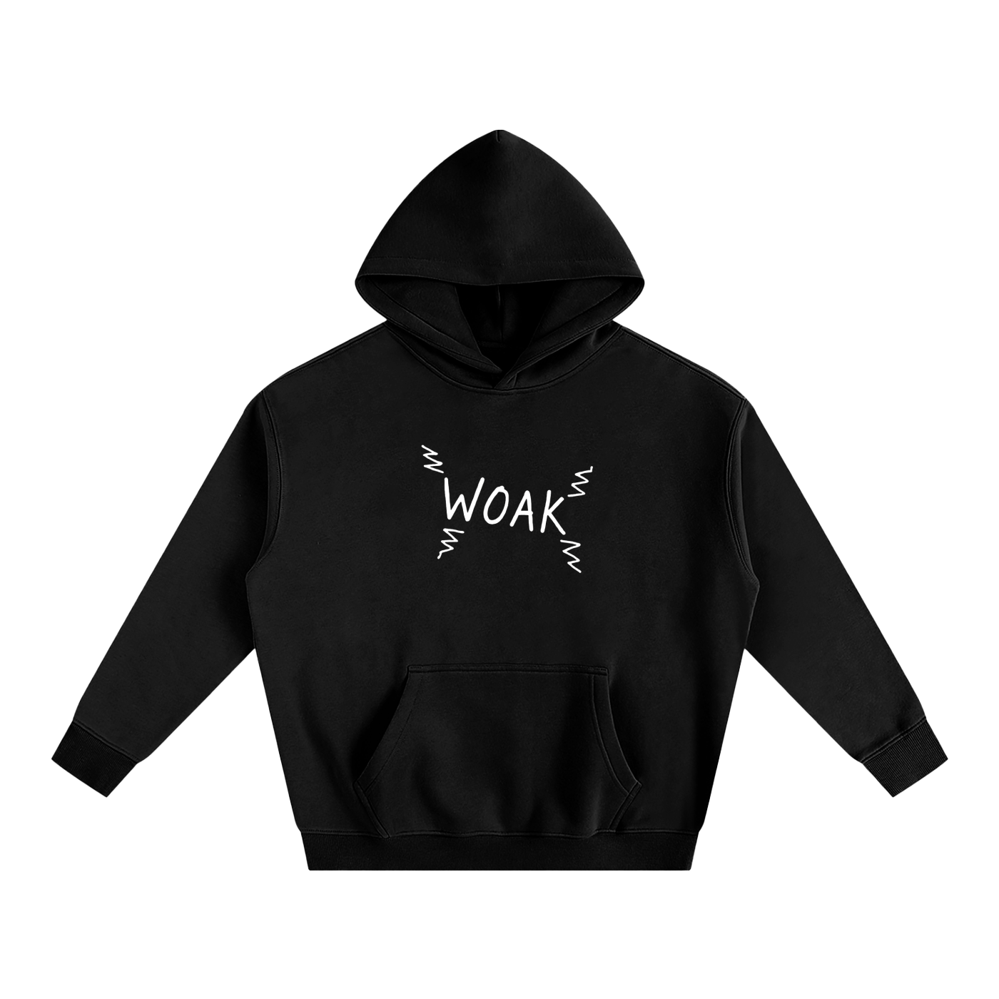 Handwritten Oversized Fleeced Hoodie