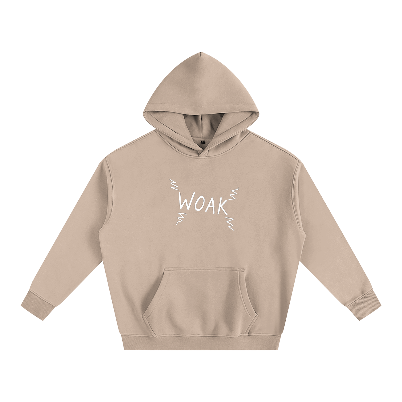 Handwritten Oversized Fleeced Hoodie