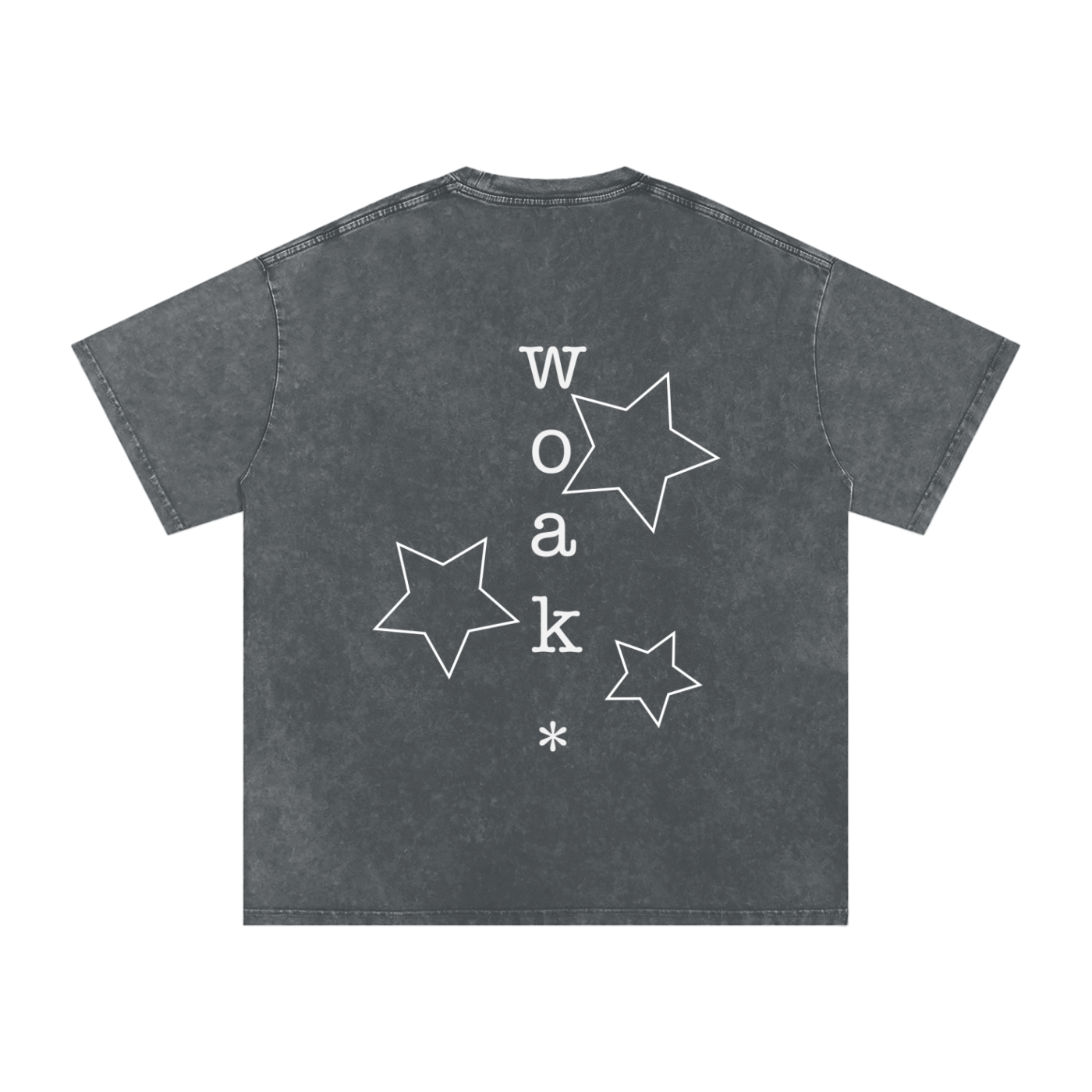 Star Washed Oversized Cotton T-Shirt
