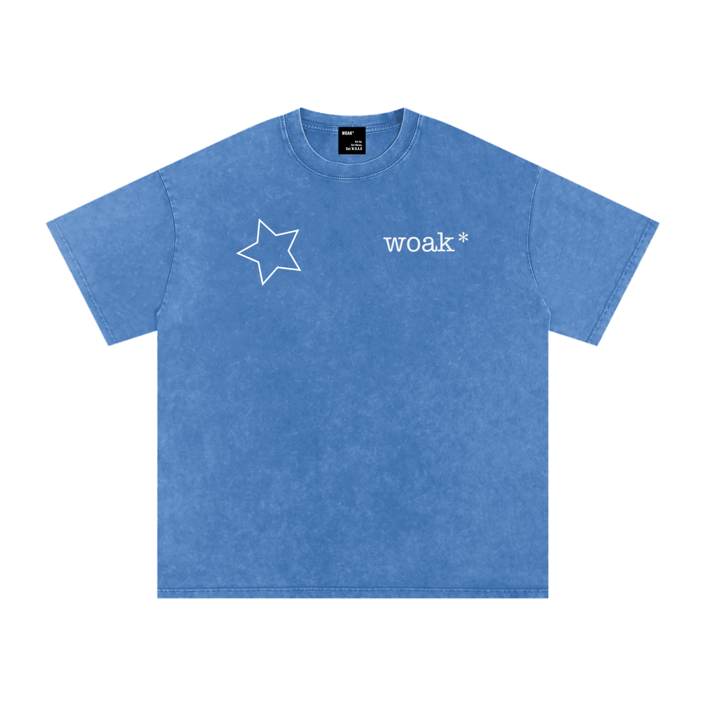 Star Washed Oversized Cotton T-Shirt